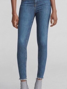 Rag & Bone high waist skinny ankle denim jeans